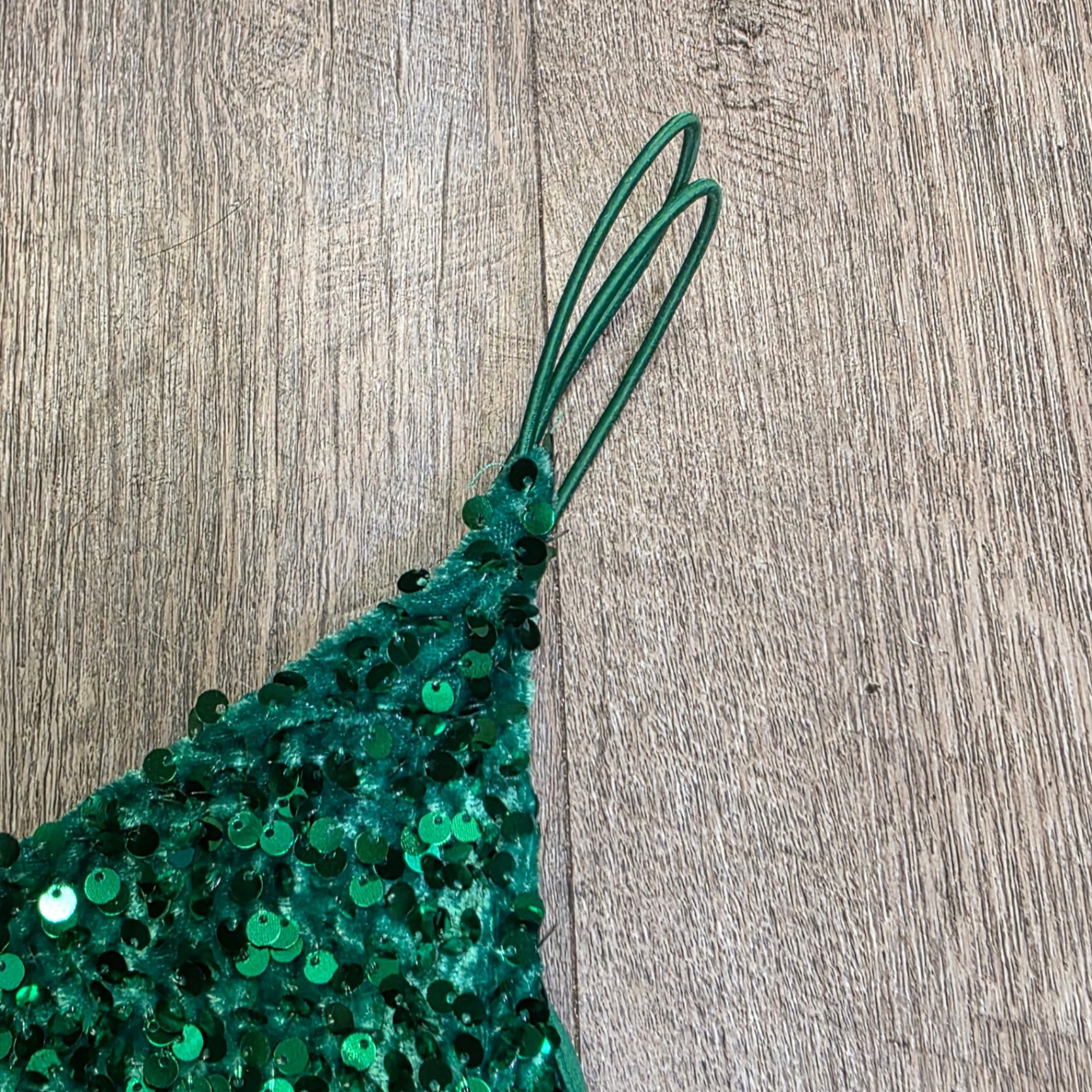 Midnight Doll Green Sequin Dress M