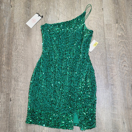 Midnight Doll Green Sequin Dress M