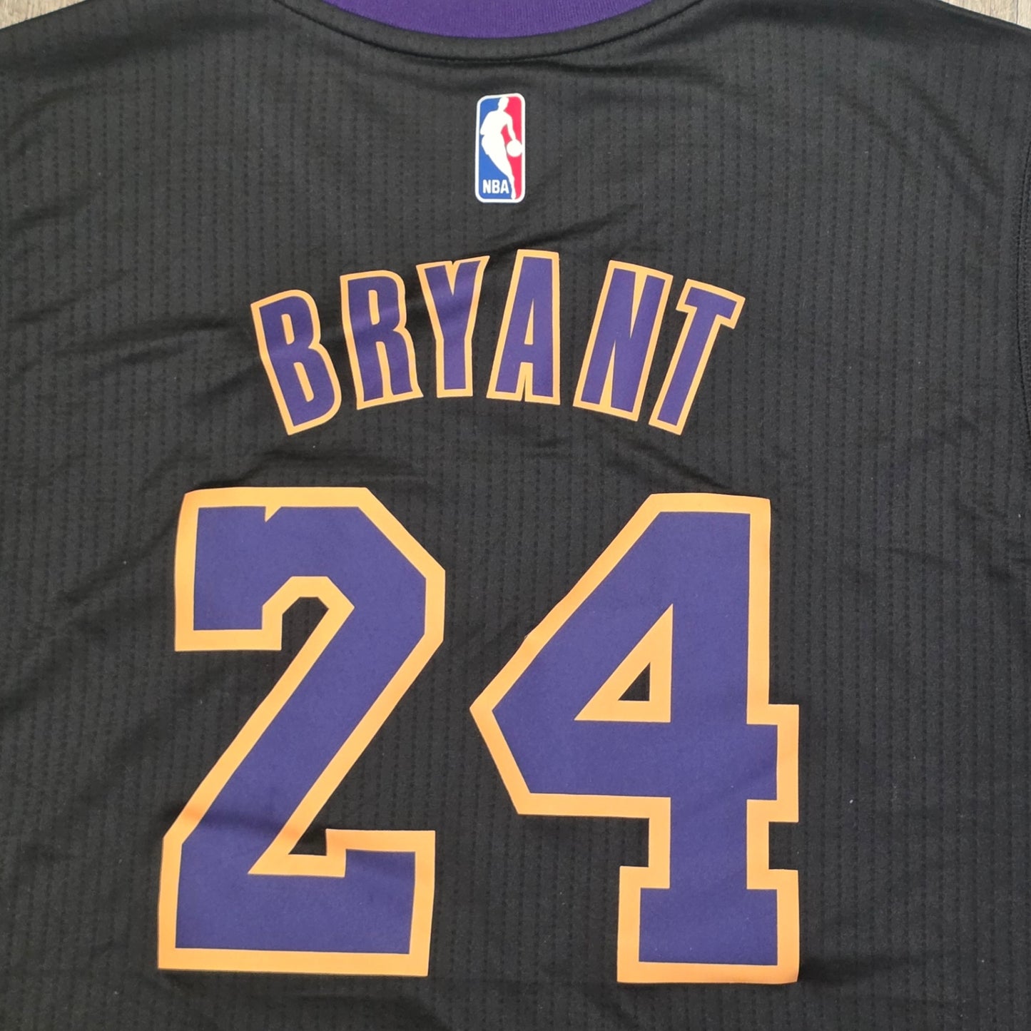Kobe Bryant Hollywood Nights Lakers Adidas black sleeve Jersey Medium mamba NWOT