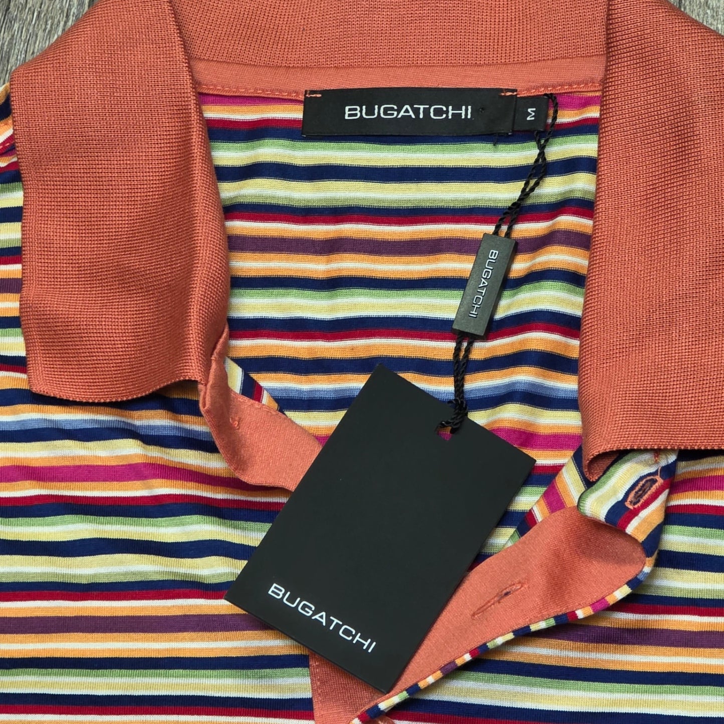 BUGATCHI Candy Multicolored Polo M