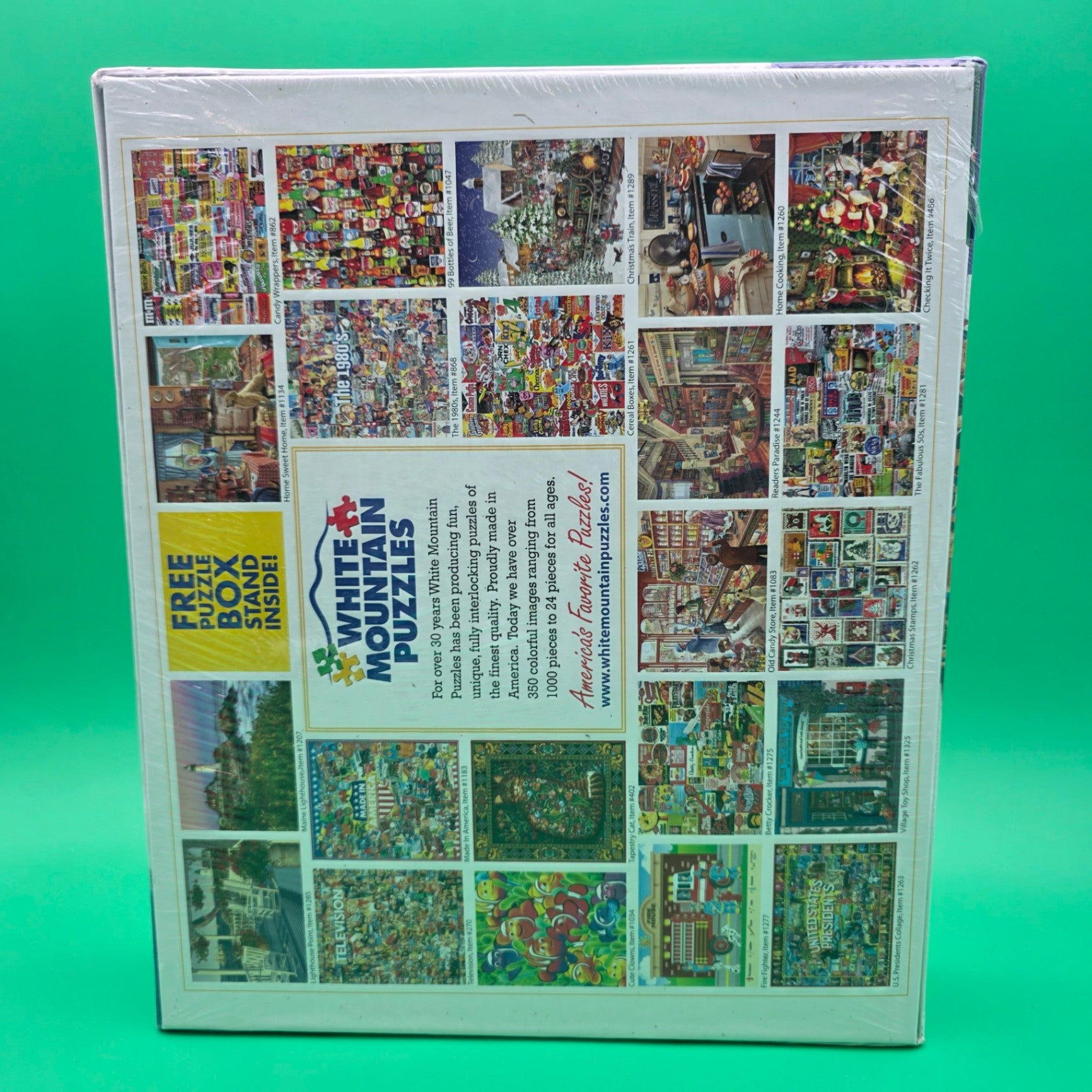 White Mountain TV History 1000 pieces