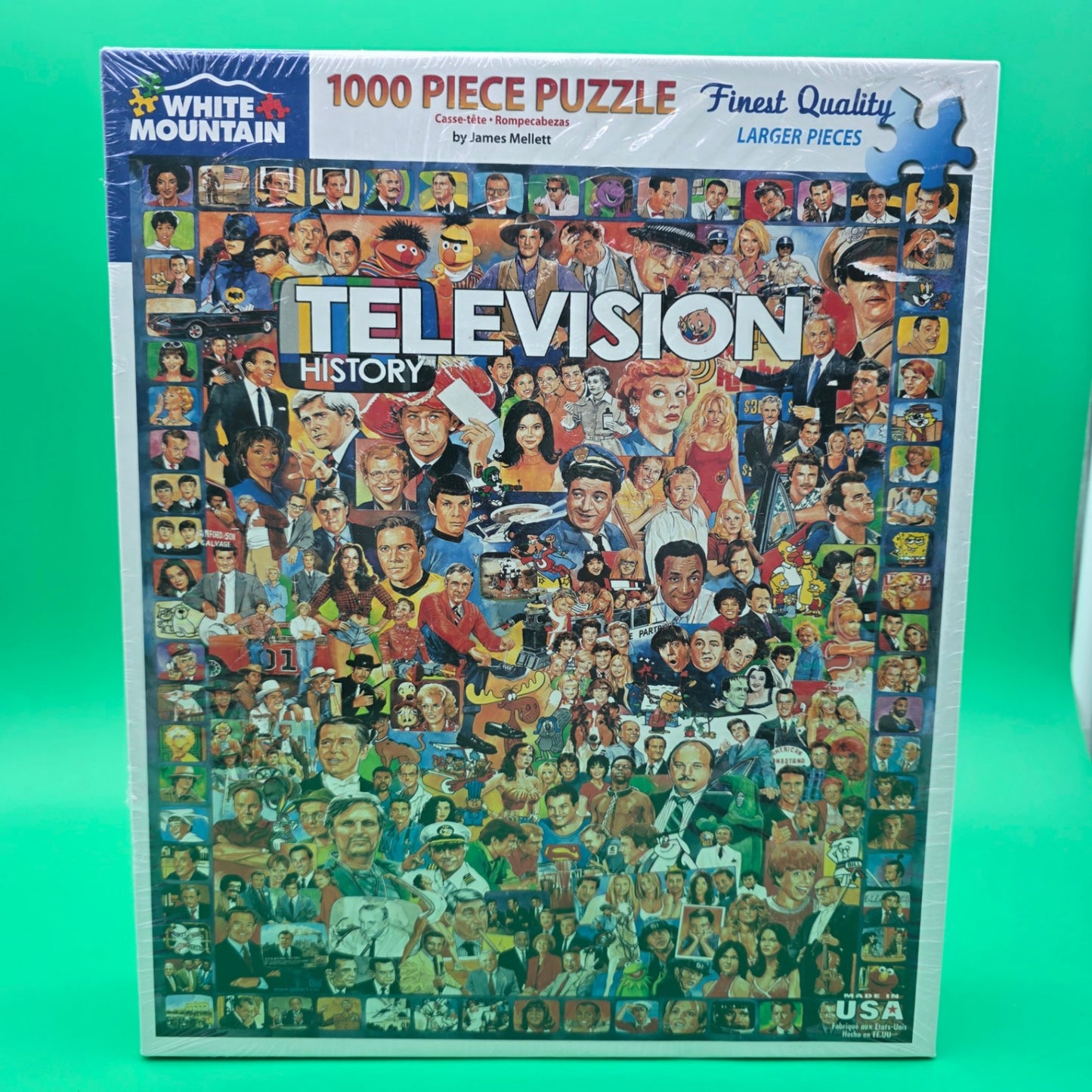 White Mountain TV History 1000 pieces