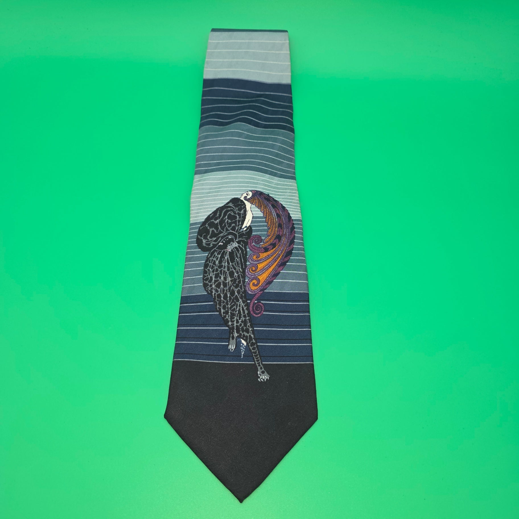 Erté Beauty and the Beast Inspired Tie