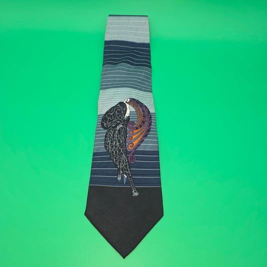 Erté Beauty and the Beast Inspired Tie