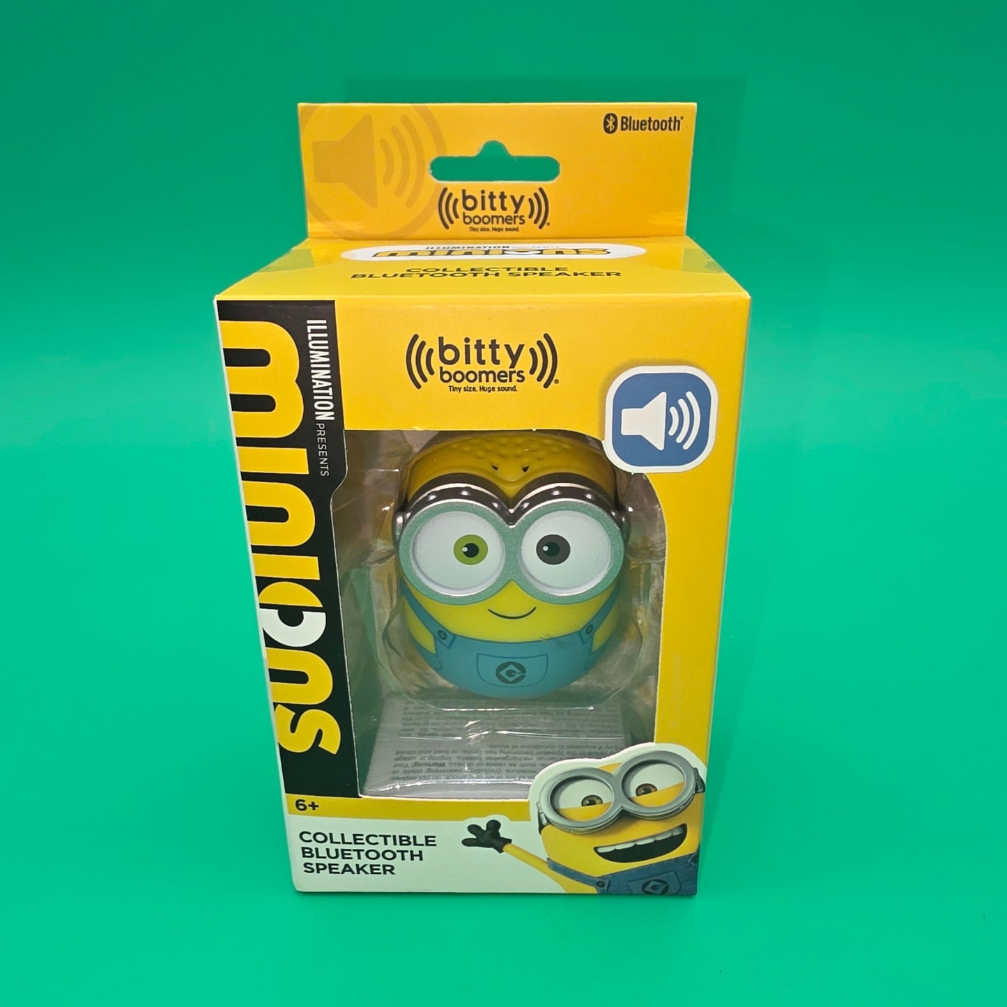 Genuine NEW Bitty Boomers Minions Collectible BlueTooth Speaker
