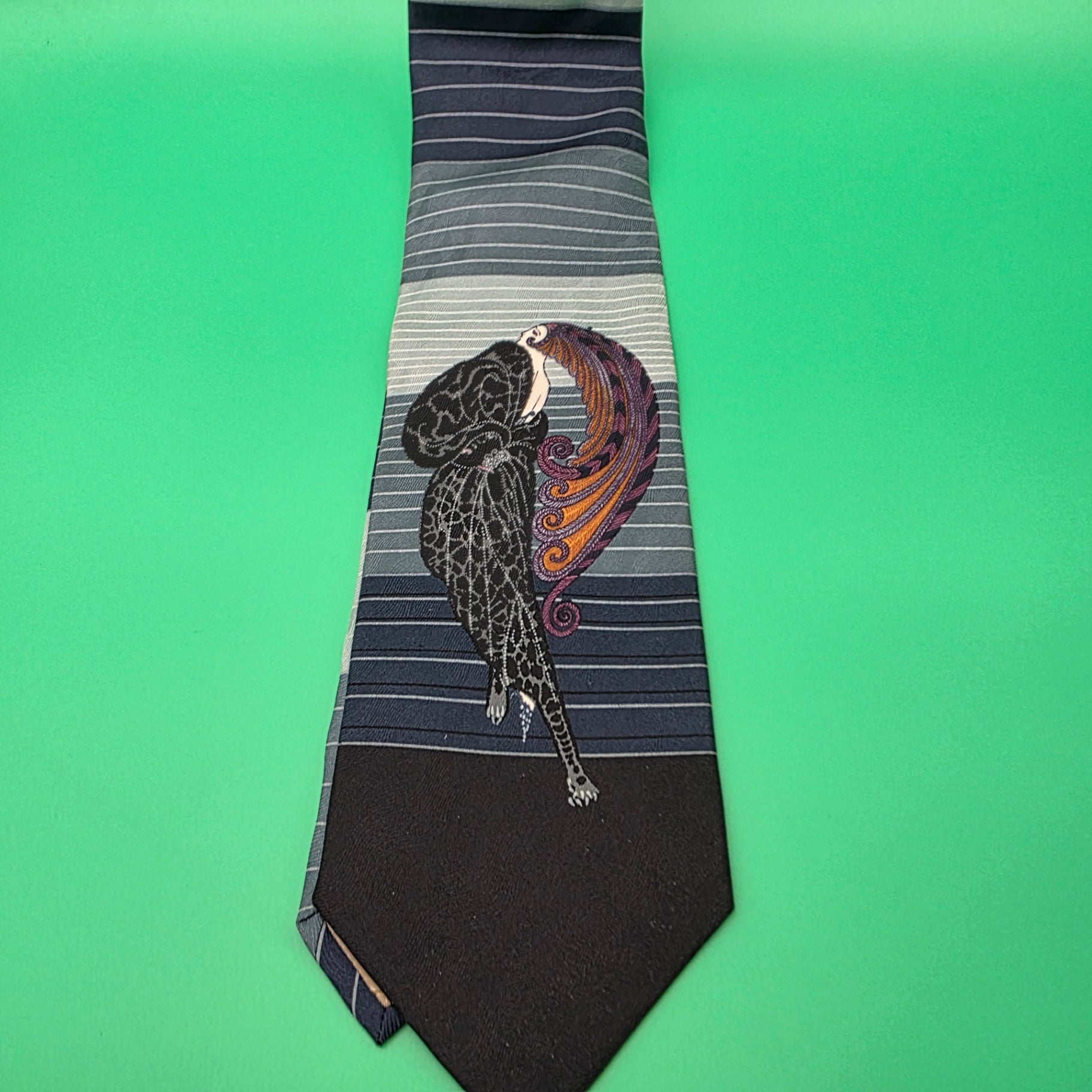 Erté Beauty and the Beast Inspired Tie