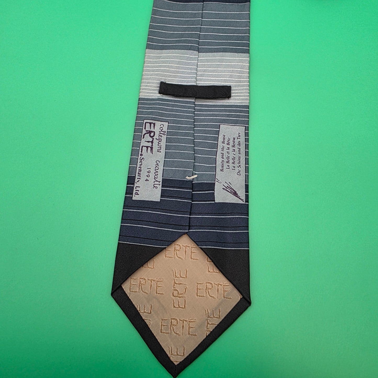 Erté Beauty and the Beast Inspired Tie