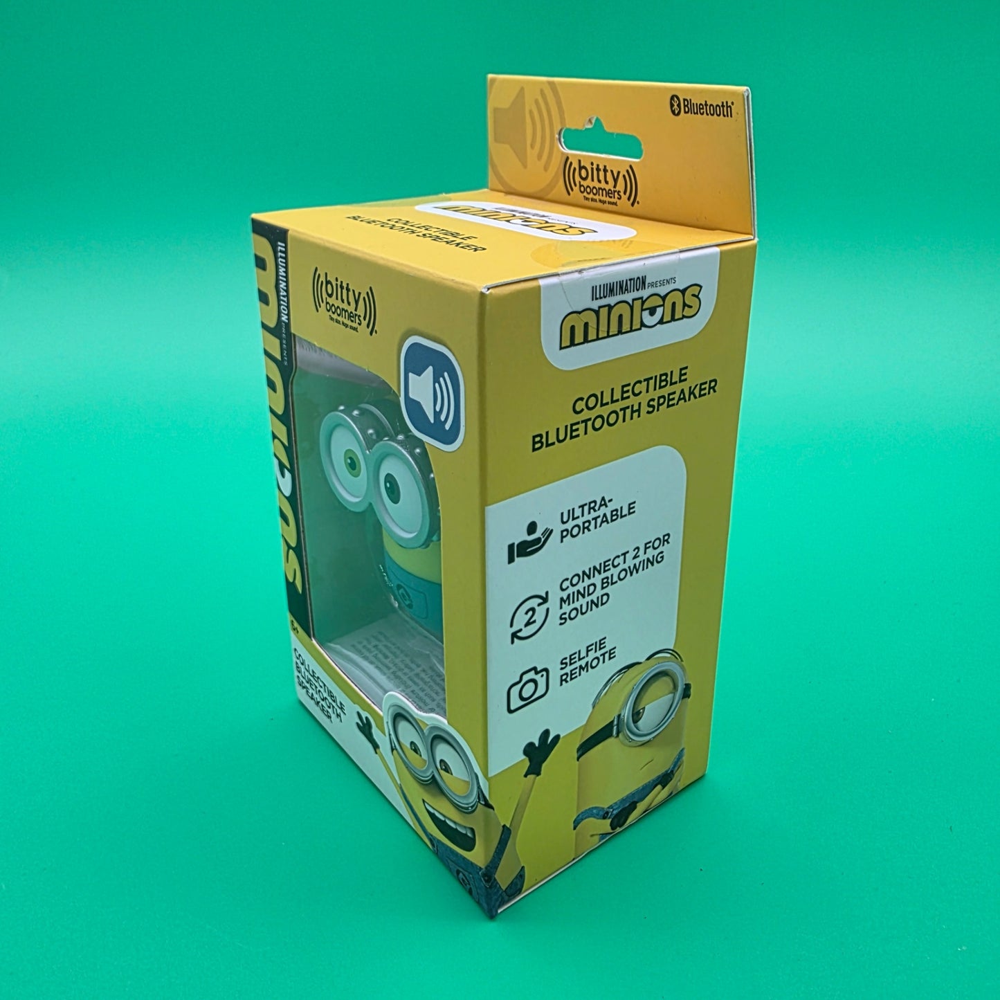 Genuine NEW Bitty Boomers Minions Collectible BlueTooth Speaker