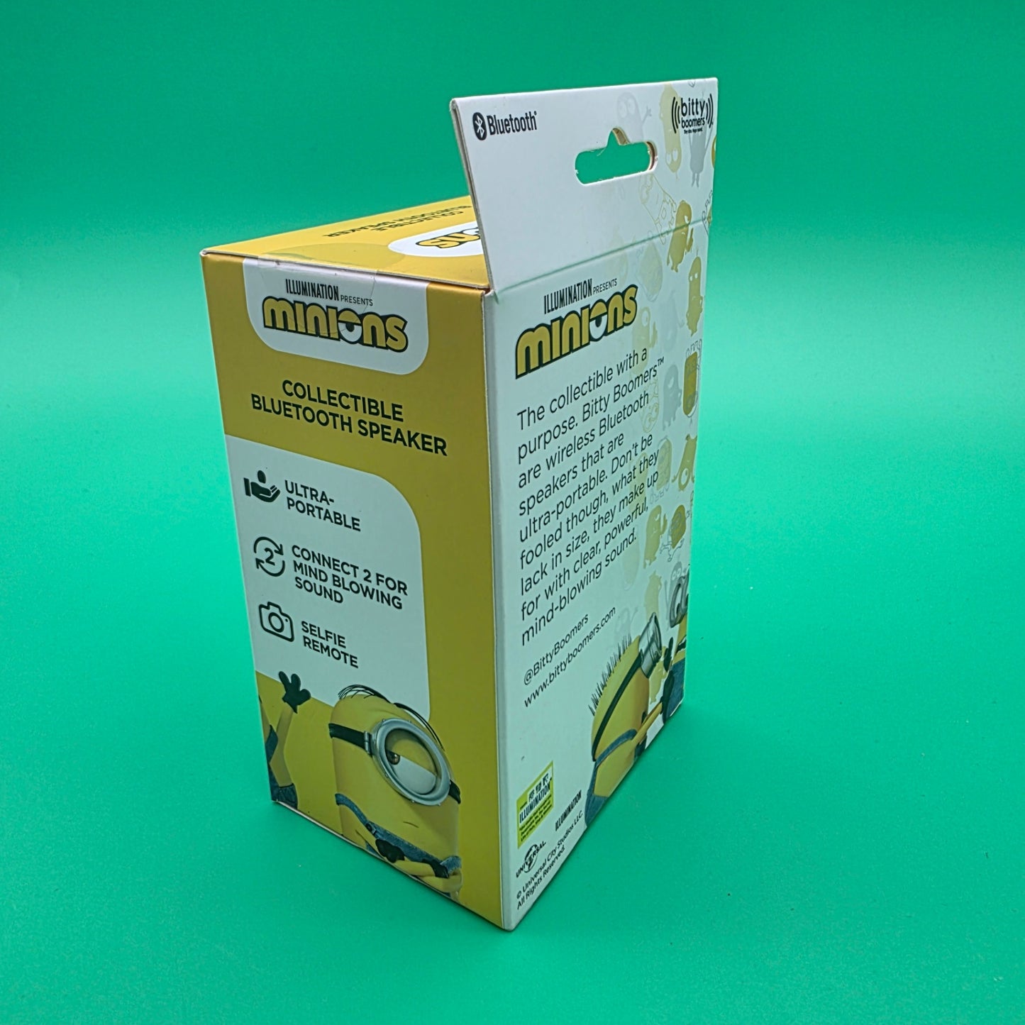 Genuine NEW Bitty Boomers Minions Collectible BlueTooth Speaker