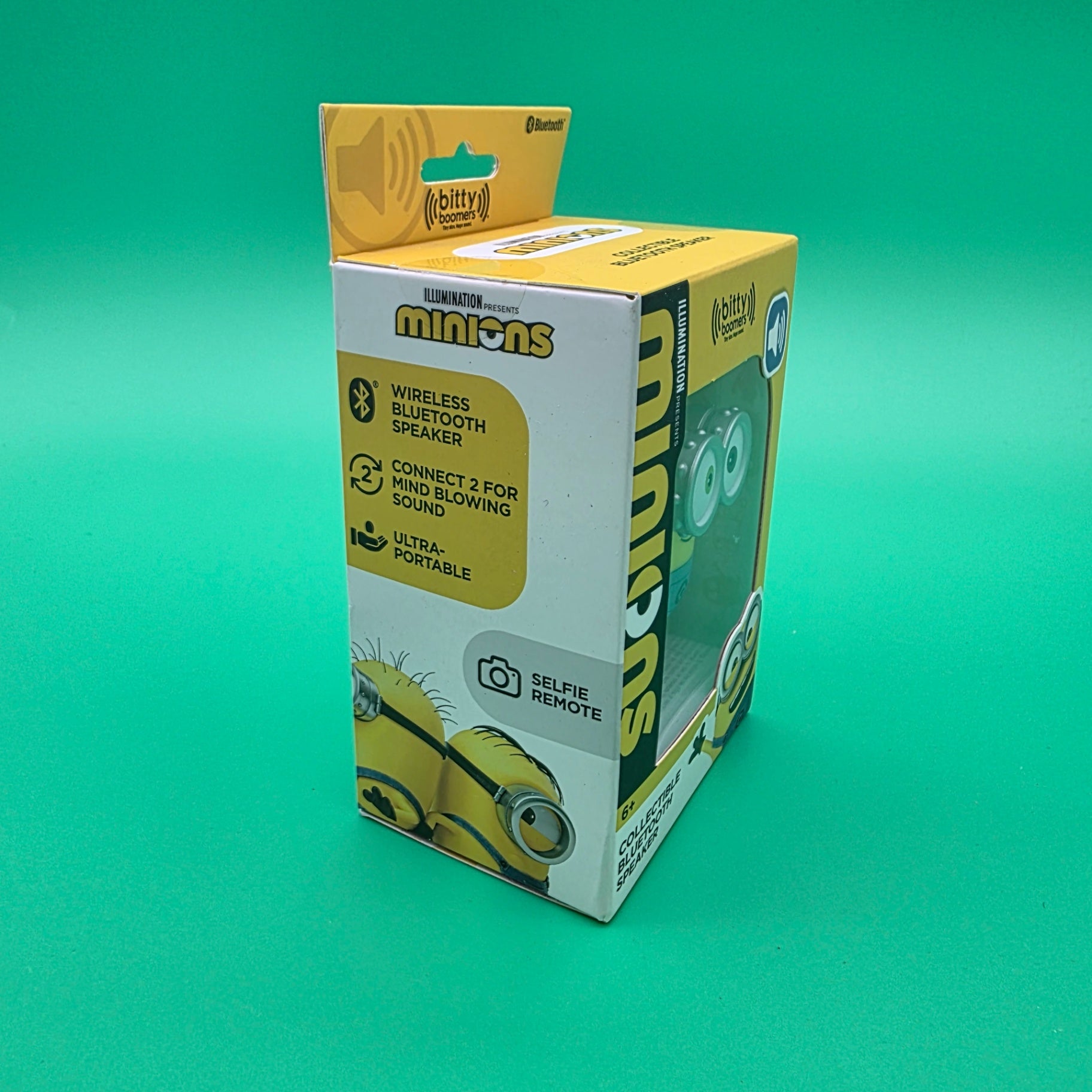 Genuine NEW Bitty Boomers Minions Collectible BlueTooth Speaker