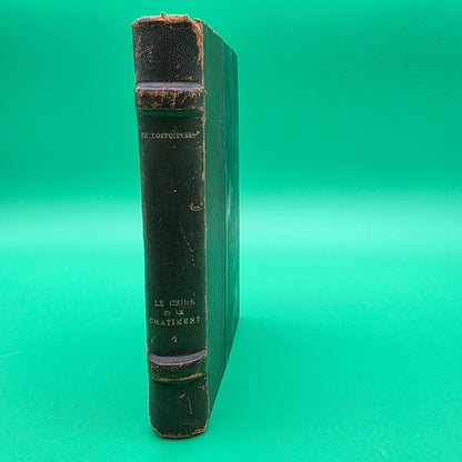 1884 first French edition of Le Crime et le Châtiment (Crime and Punishment) by Fyodor Dostoevsky