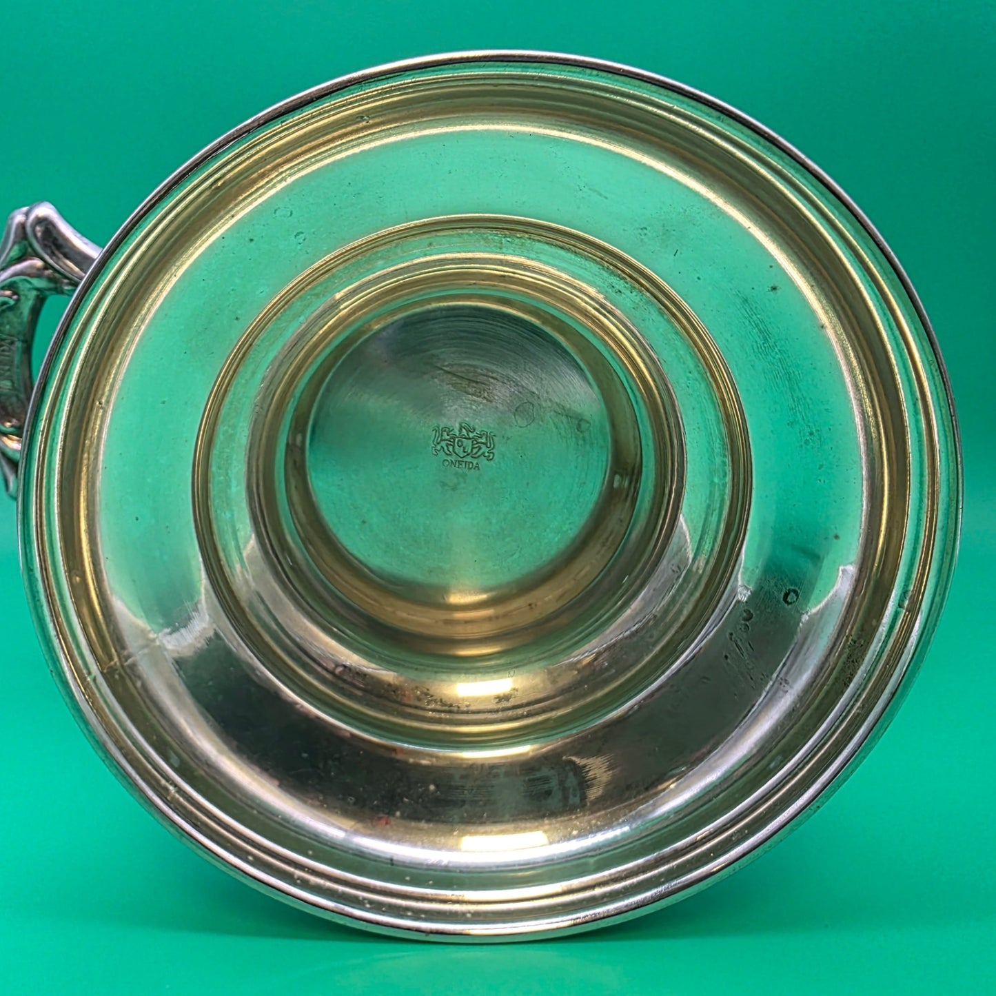 Vintage Oneida Champagne silver plated ice bucket