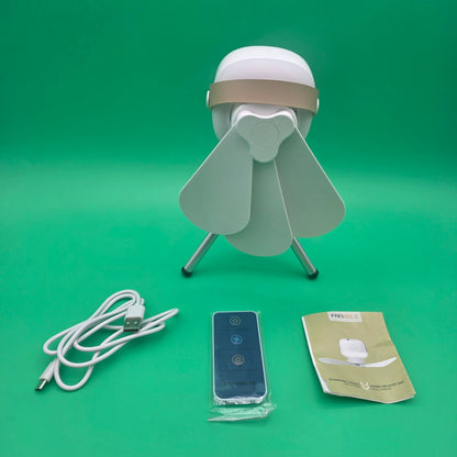 Uspeaker Fanable Rechargeable Personal Fan with light