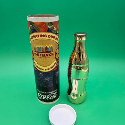 Commemorative Coca-Cola bottle celebrating the 20th anniversary Outback Steakhouse
