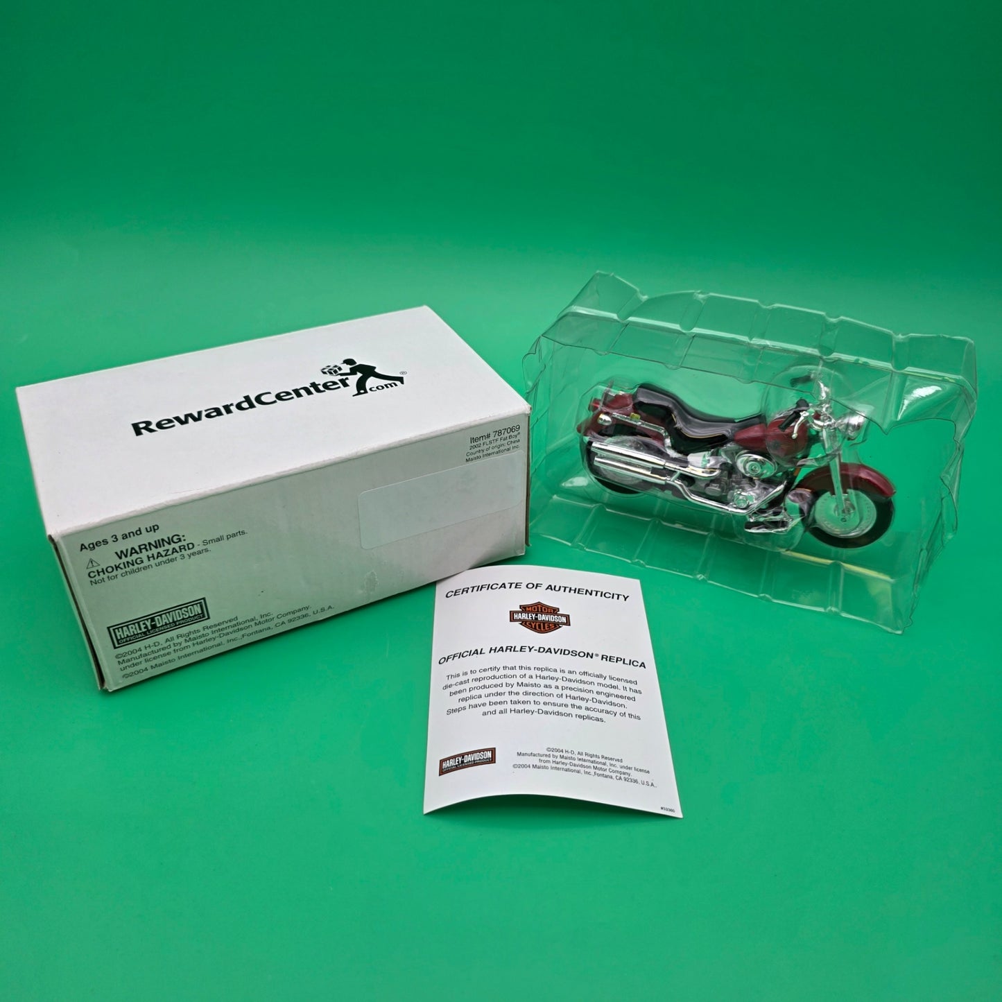 Maisto Harley-Davidson 2002 FLSTF Fat Boy