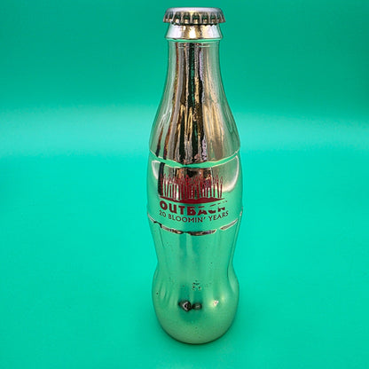 Commemorative Coca-Cola bottle celebrating the 20th anniversary Outback Steakhouse