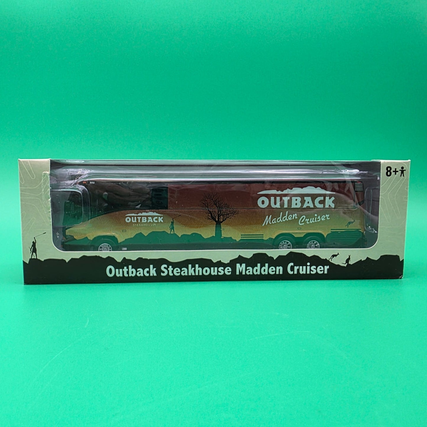 Outback Steakhouse Madden Cruiser 1/64 Die-Cast Bus NFL Football Idegy New
