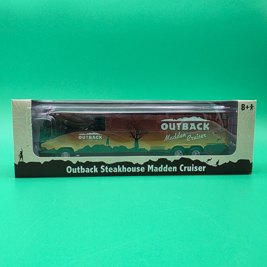 Outback Steakhouse Madden Cruiser 1/64 Die-Cast Bus NFL Football Idegy New