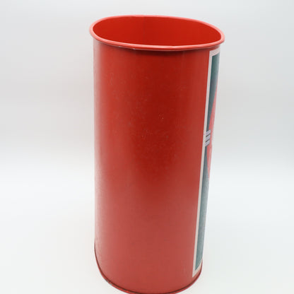  Coca-Cola Vintage Style Metal Wastebasket Trash Can Red Delicious and Refreshing