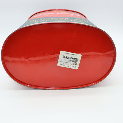  Coca-Cola Vintage Style Metal Wastebasket Trash Can Red Delicious and Refreshing