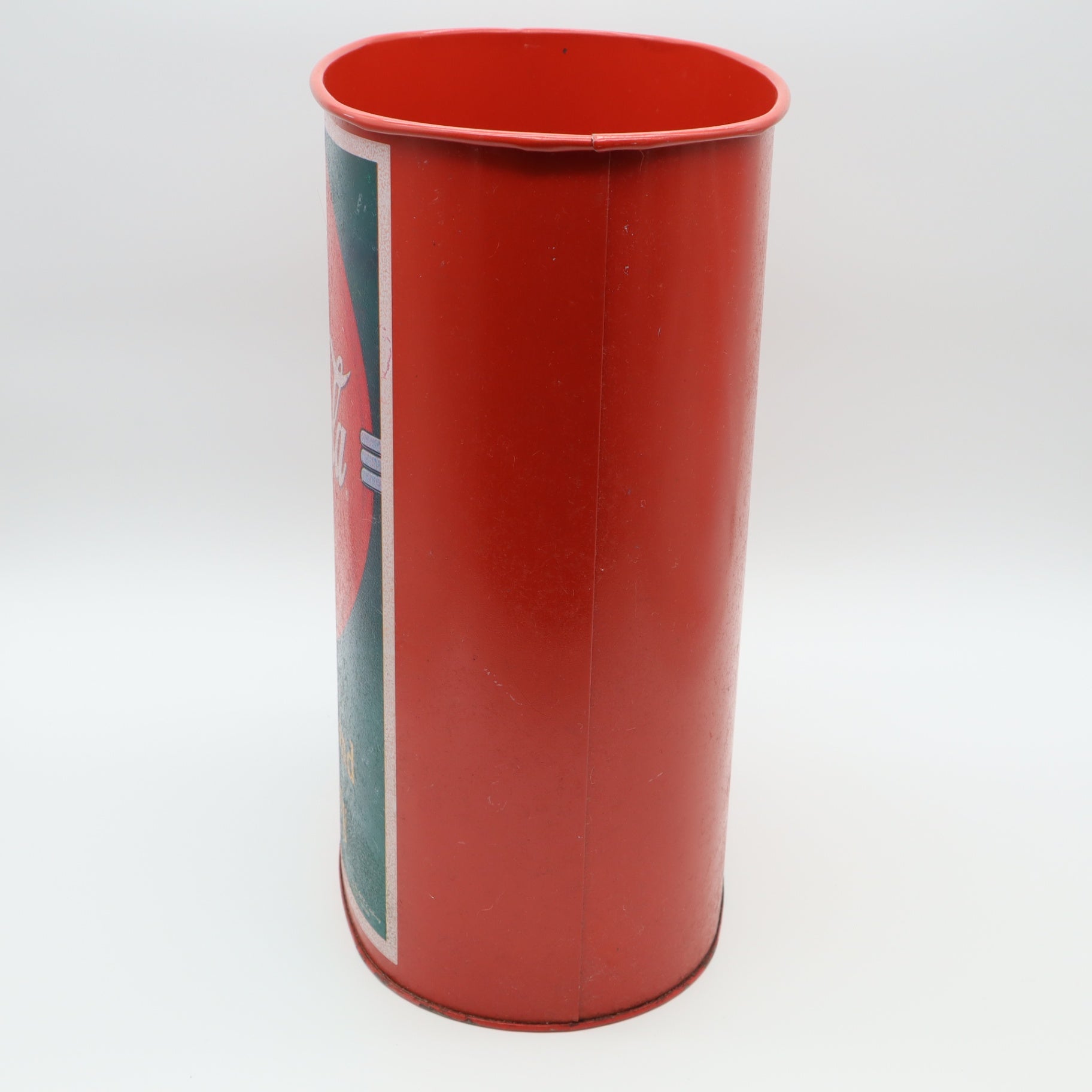  Coca-Cola Vintage Style Metal Wastebasket Trash Can Red Delicious and Refreshing