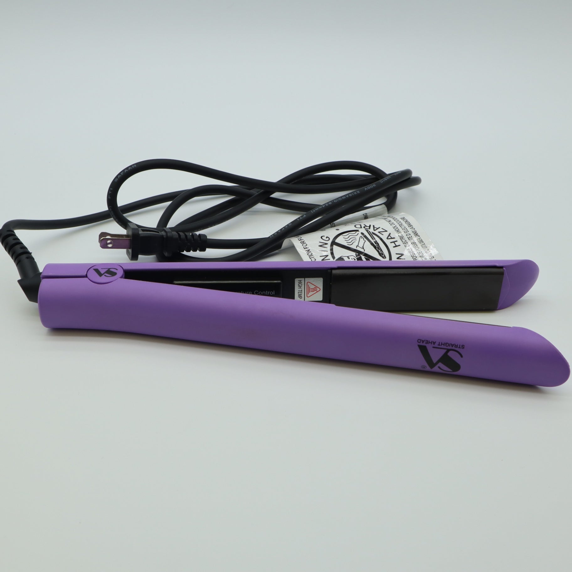 Straight Ahead Bionic Pro Ceramic Flat Iron purple Hair Styler