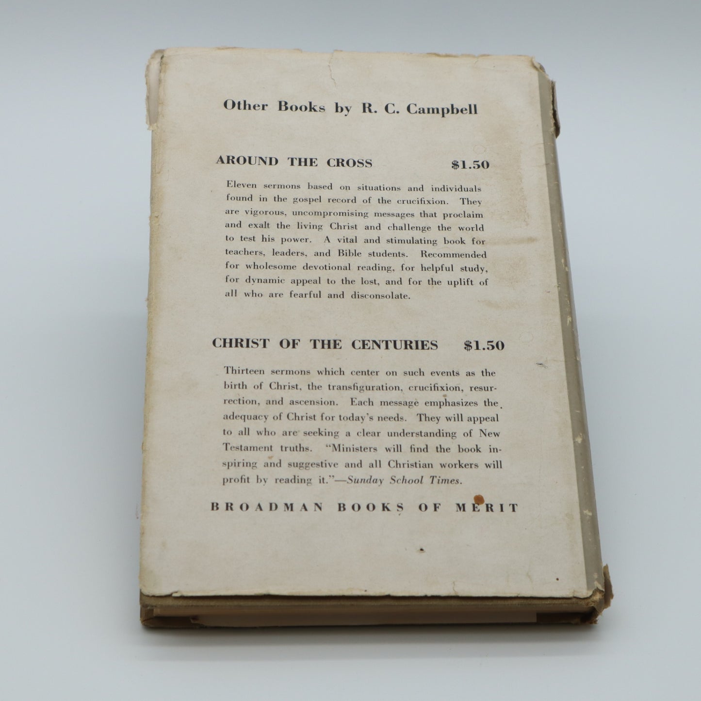 Answered by The Master by R.C. Campbell HBDJ 1951