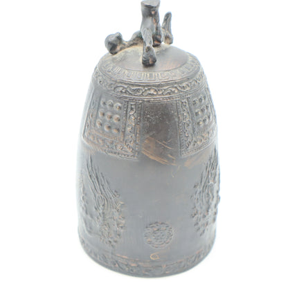 Zen Bell Temple Antique Asian Chinese Tibetan Brass Buddhist