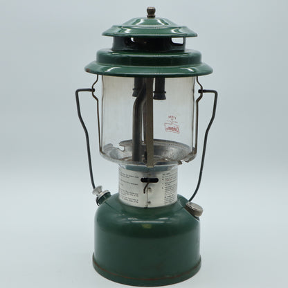 Coleman Lantern 220H Double Mantle Lantern in Yellow Clamshell Case UNTESTED