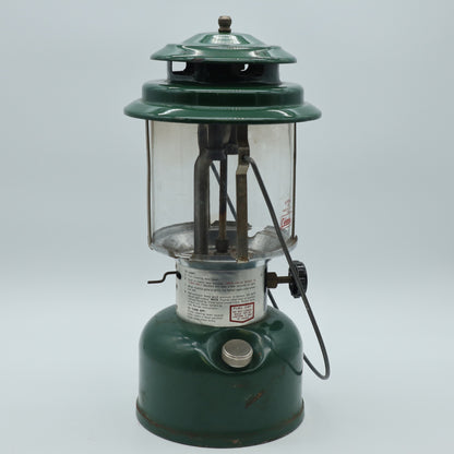 Coleman Lantern 220H Double Mantle Lantern in Yellow Clamshell Case UNTESTED
