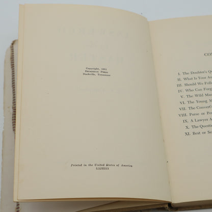 Answered by The Master by R.C. Campbell HBDJ 1951
