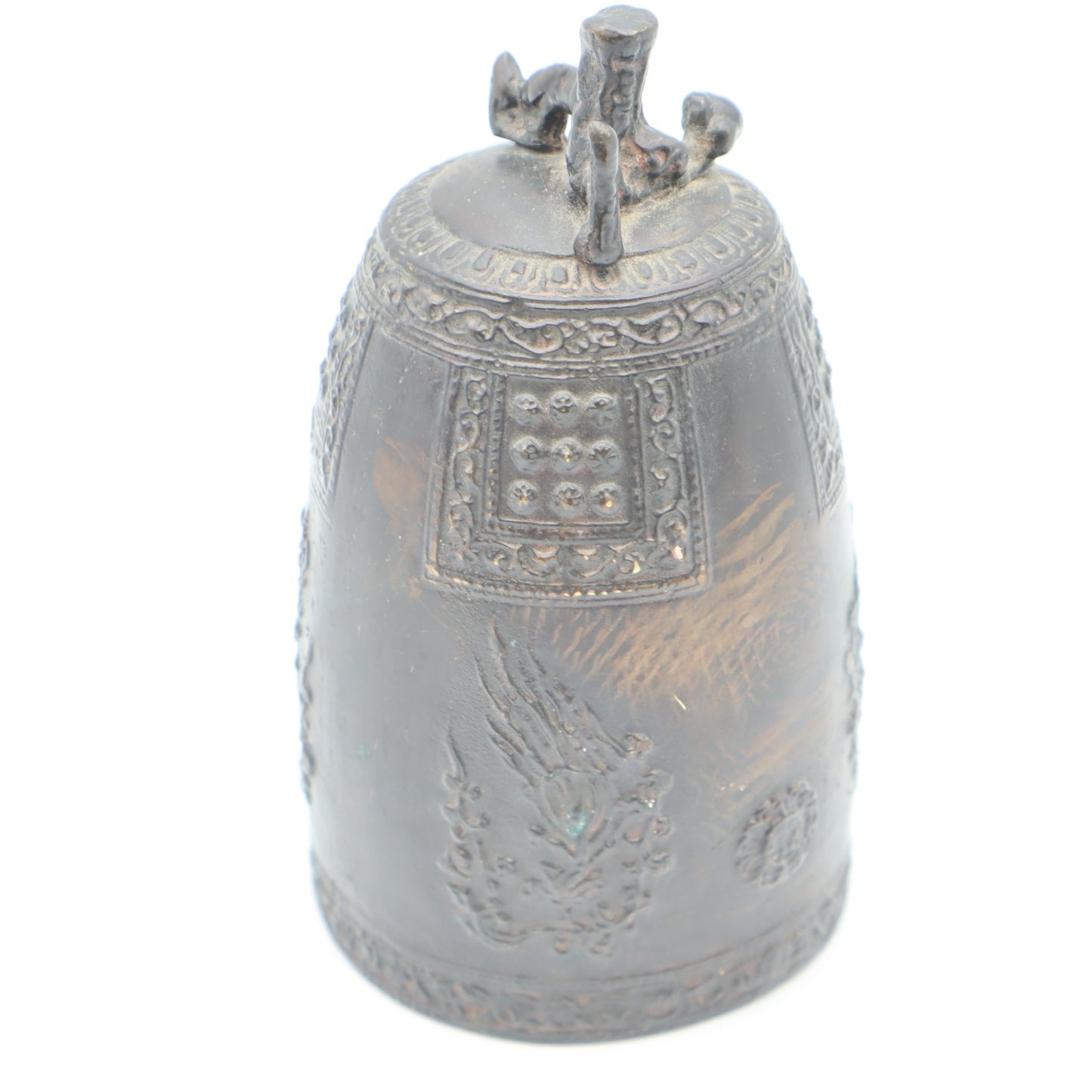 Zen Bell Temple Antique Asian Chinese Tibetan Brass Buddhist