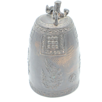 Zen Bell Temple Antique Asian Chinese Tibetan Brass Buddhist