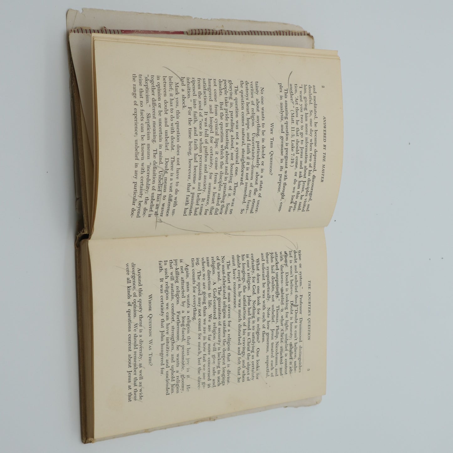 Answered by The Master by R.C. Campbell HBDJ 1951