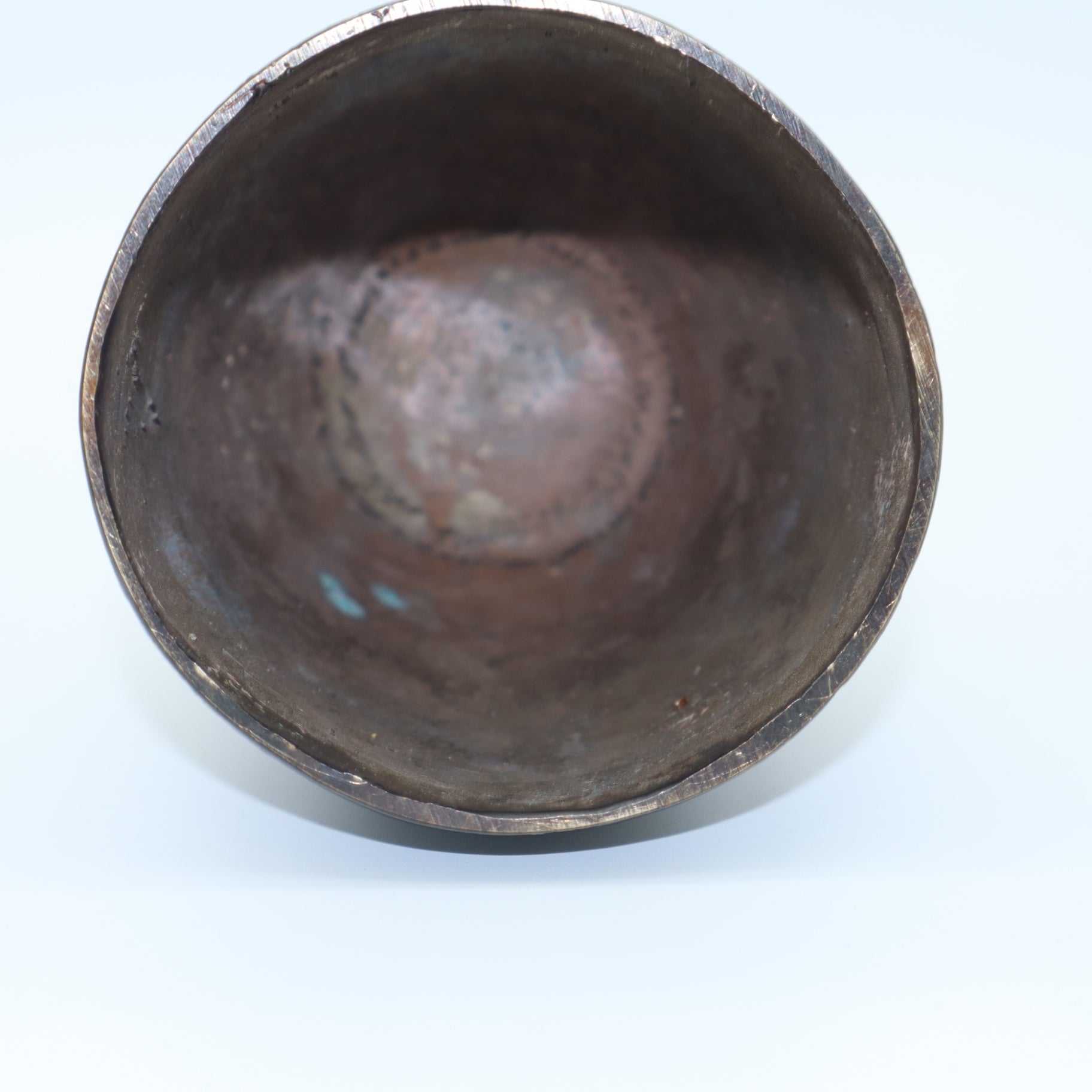 Zen Bell Temple Antique Asian Chinese Tibetan Brass Buddhist