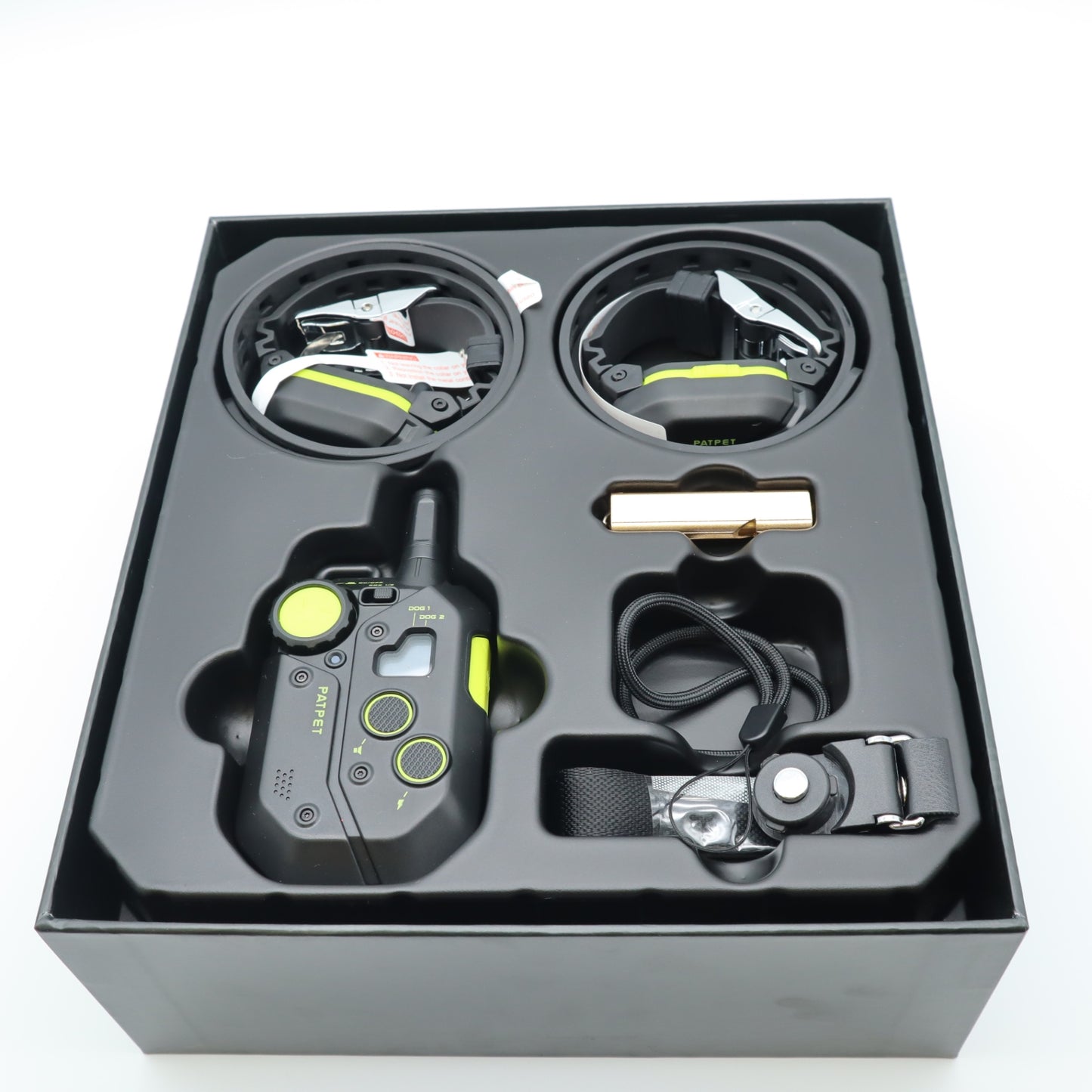  PatPet P-Collar 910 Remote Dog Training Collar Vibration 2CH 3/4 Mile Black