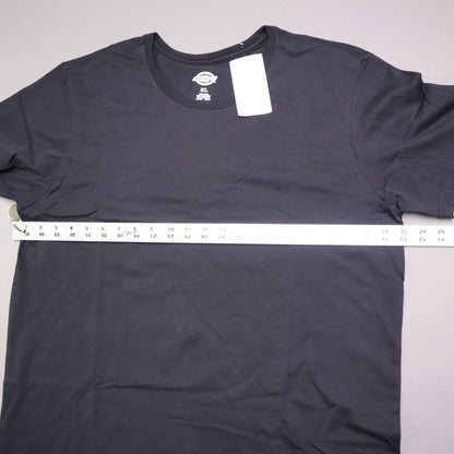 NWT Dickies Mens Crewneck T-Shirt Black Solid Short Sleeve Size XL Casual