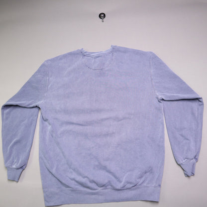 Vintage 1999 Limited Edition Crewneck Sweatshirt Sun Faded Blue Purple Large Retro Birthday