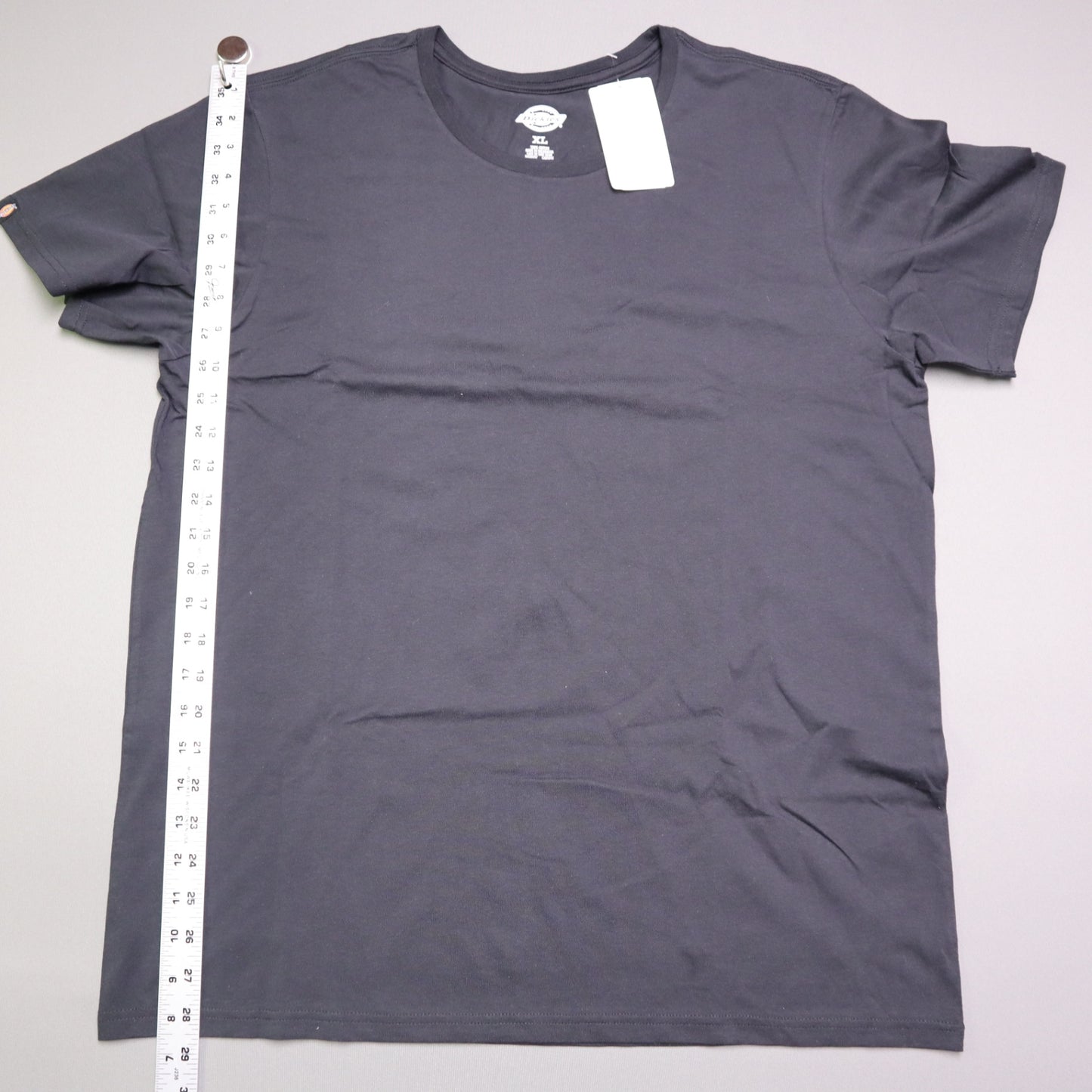 NWT Dickies Mens Crewneck T-Shirt Black Solid Short Sleeve Size XL Casual