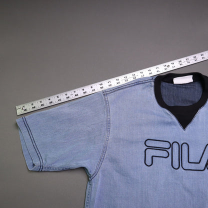 Light Blue Denim Fila T-Shirt 