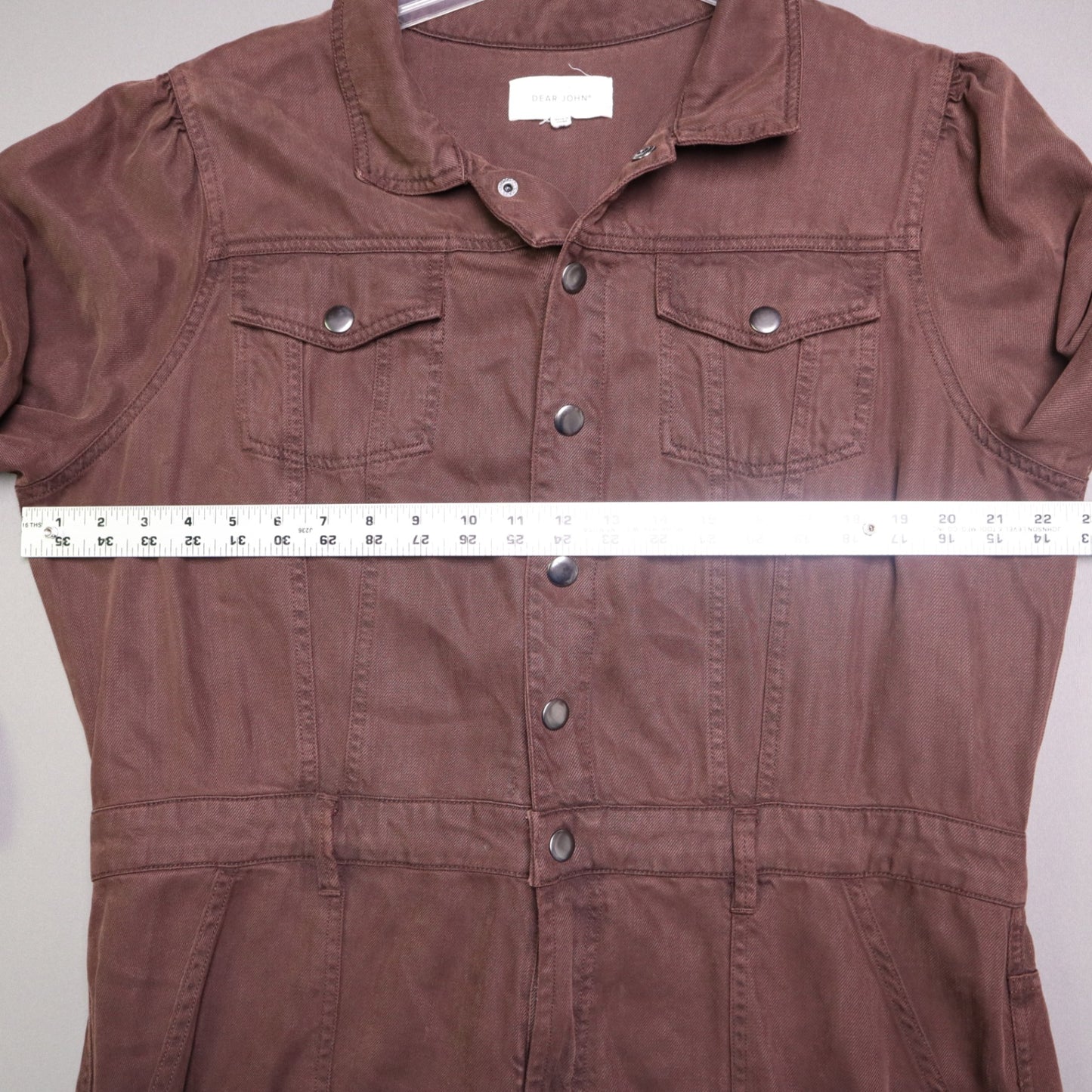 Dear John mauve/sepia utility jumpsuit 