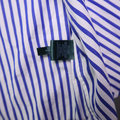White and Blue striped button-down shirt from LAUREN Ralph Lauren 16