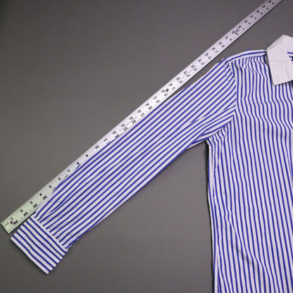 White and Blue striped button-down shirt from LAUREN Ralph Lauren 16