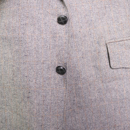 HBarC Hi Sierra Cal Ranch Wear Western Yoke Blazer Coat Made in USA 46R
