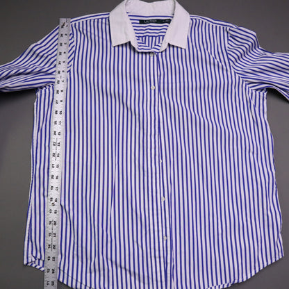 White and Blue striped button-down shirt from LAUREN Ralph Lauren 16