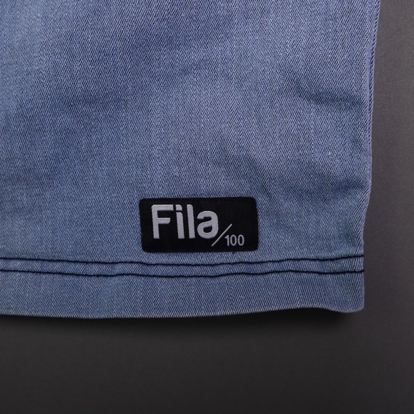 Light Blue Denim Fila T-Shirt 