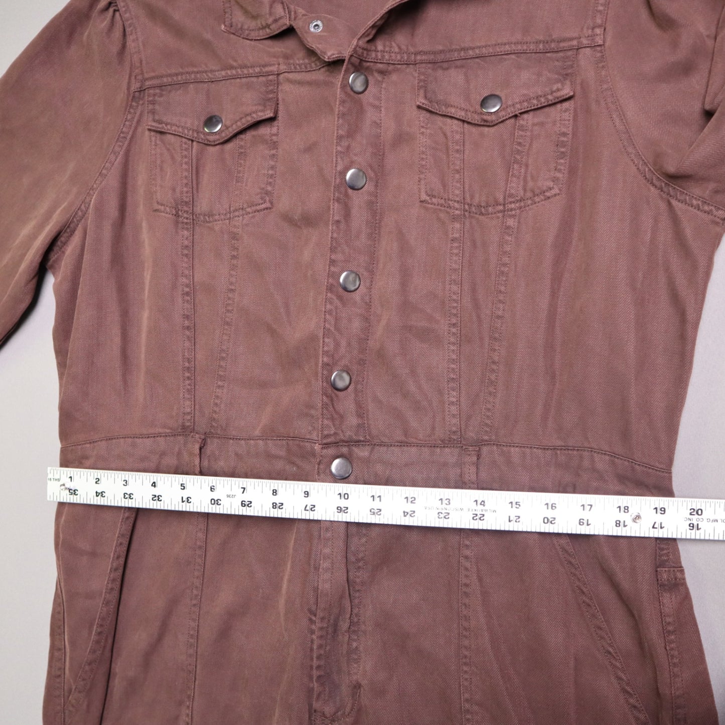 Dear John mauve/sepia utility jumpsuit 
