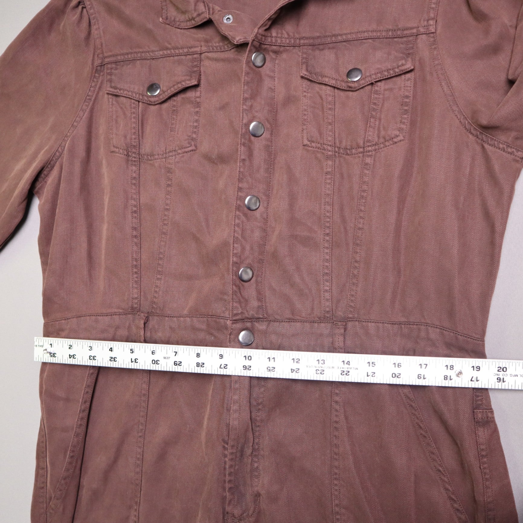 Dear John mauve/sepia utility jumpsuit 
