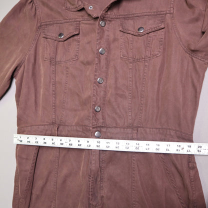 Dear John mauve/sepia utility jumpsuit 
