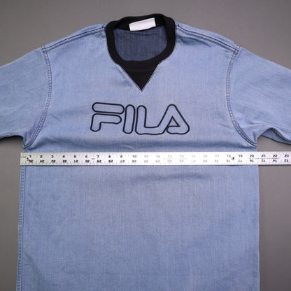 Light Blue Denim Fila T-Shirt 
